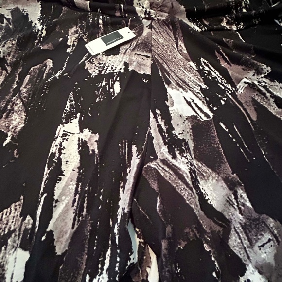 NEW PHOTOS! GAUCHOS, WIDE LEG, BLACK PRINT COMBO, SIZE 4X, MADE IN CANADA!!, - Picture 15 of 15